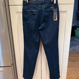 WANFULAOREN  Mens Classic Dark Blue Tapered Pants, 31